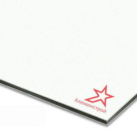 Алюминиевая композитная панель 3 мм (0.3) 1220х4000 RAL 9016