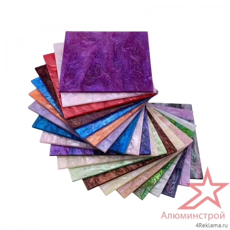 Дизайнерское оргстекло 3 мм перламутр XKT 605х1020