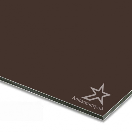 Алюминиевая композитная панель FR 4 мм (0.4) 1500х4000 серия Классик RAL 8017