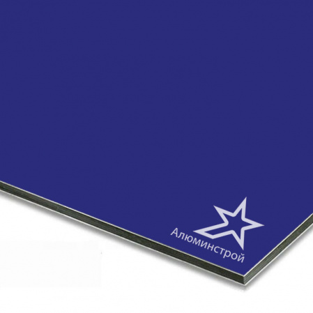 Алюминиевая композитная панель 3 мм (0.3) 1500х4000 RAL 5002